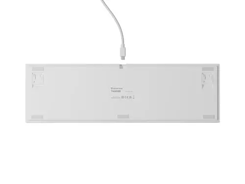 Клавиатура, Genesis Mechanical Gaming Keyboard Thor 404 White RGB Backlight Gateron Peach Silent, US Layout - image 2