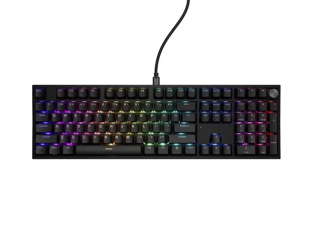 Клавиатура, Genesis Mechanical Gaming Keyboard Thor 404 Black RGB Backlight Gateron Yellow Pro, US Layout