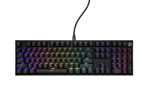 Клавиатура, Genesis Mechanical Gaming Keyboard Thor 404 Black RGB Backlight Gateron Yellow Pro, US Layout