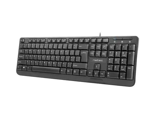 Клавиатура, Natec Keyboard Trout US Layout Slim, Black - image 5