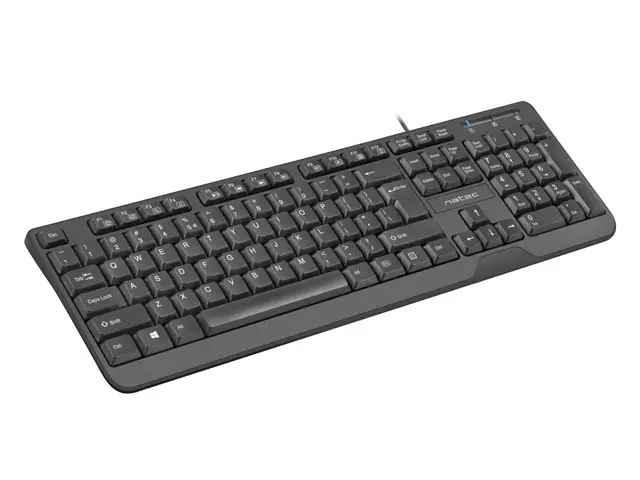 Клавиатура, Natec Keyboard Trout US Layout Slim, Black - image 6