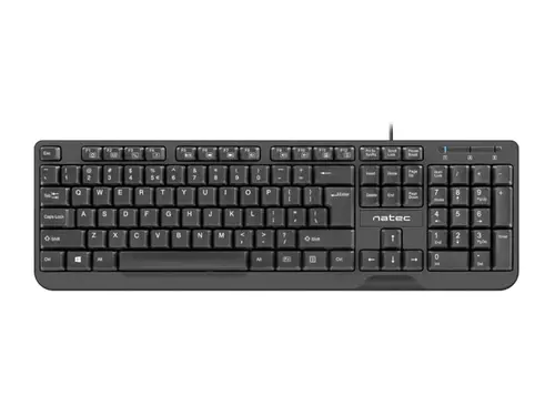 Клавиатура, Natec Keyboard Trout US Layout Slim, Black