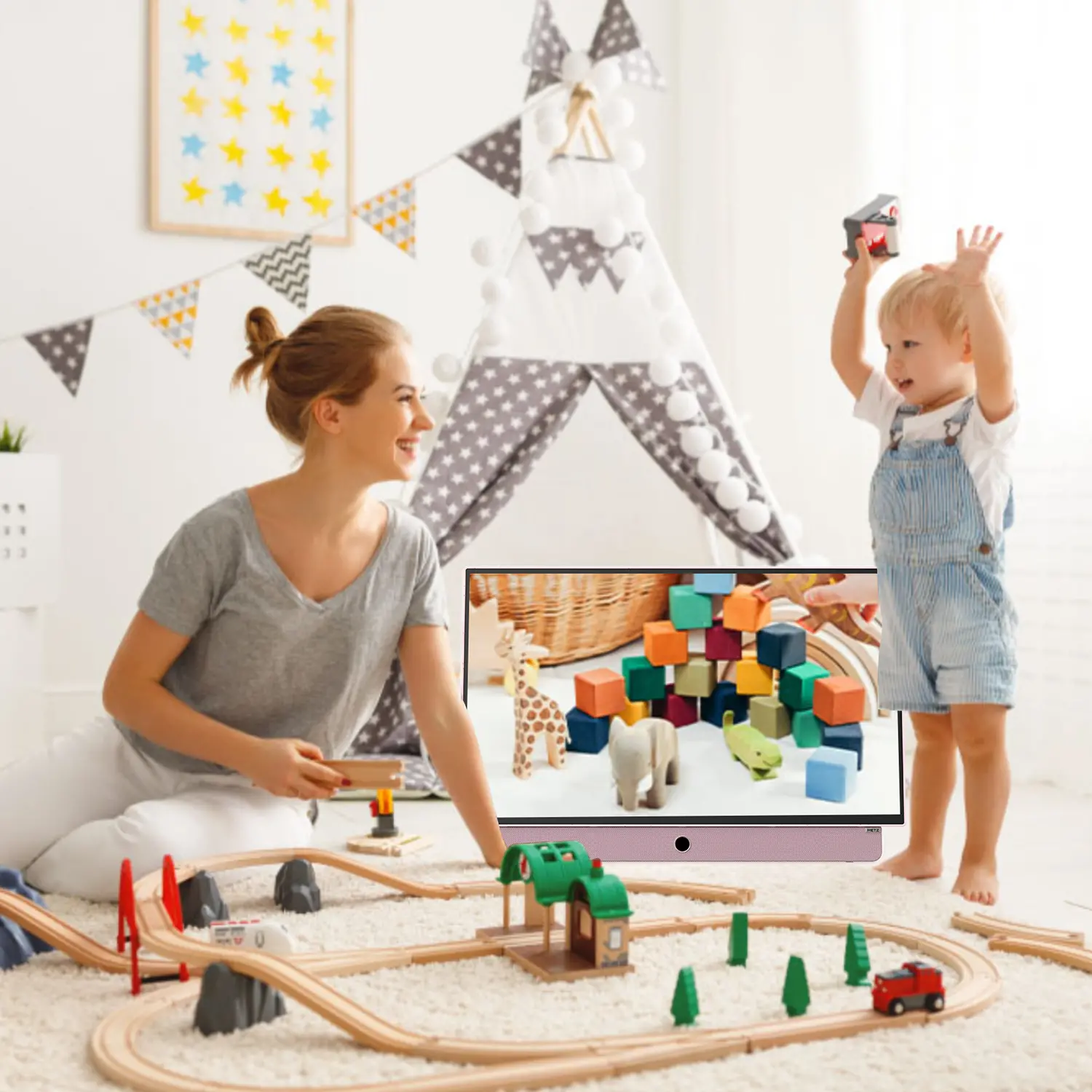 METZ Портативен телевизор 24MPE7300Z 24" LED FHD(1920x1080) GoogleTV, HDR10, розов - image 14