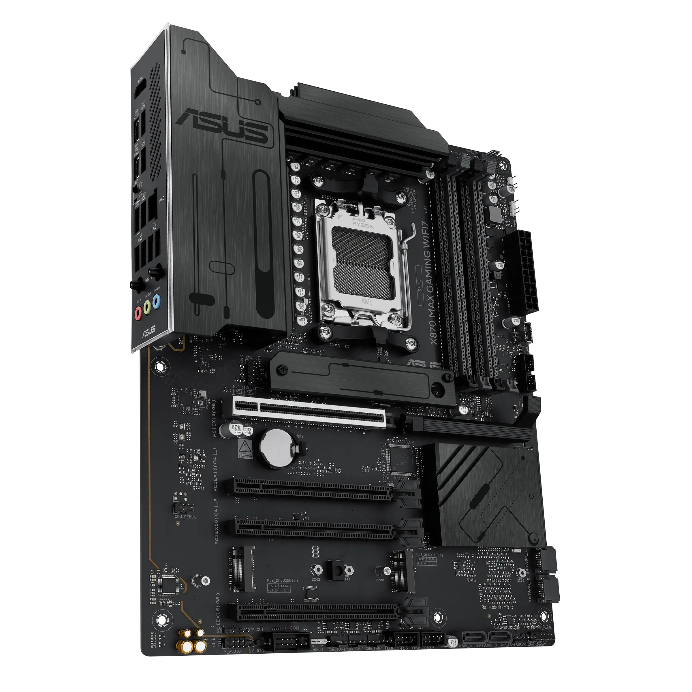 Дънна платка ASUS X870 MAX GAMING WiFi7 AM5 DDR5 - image 1
