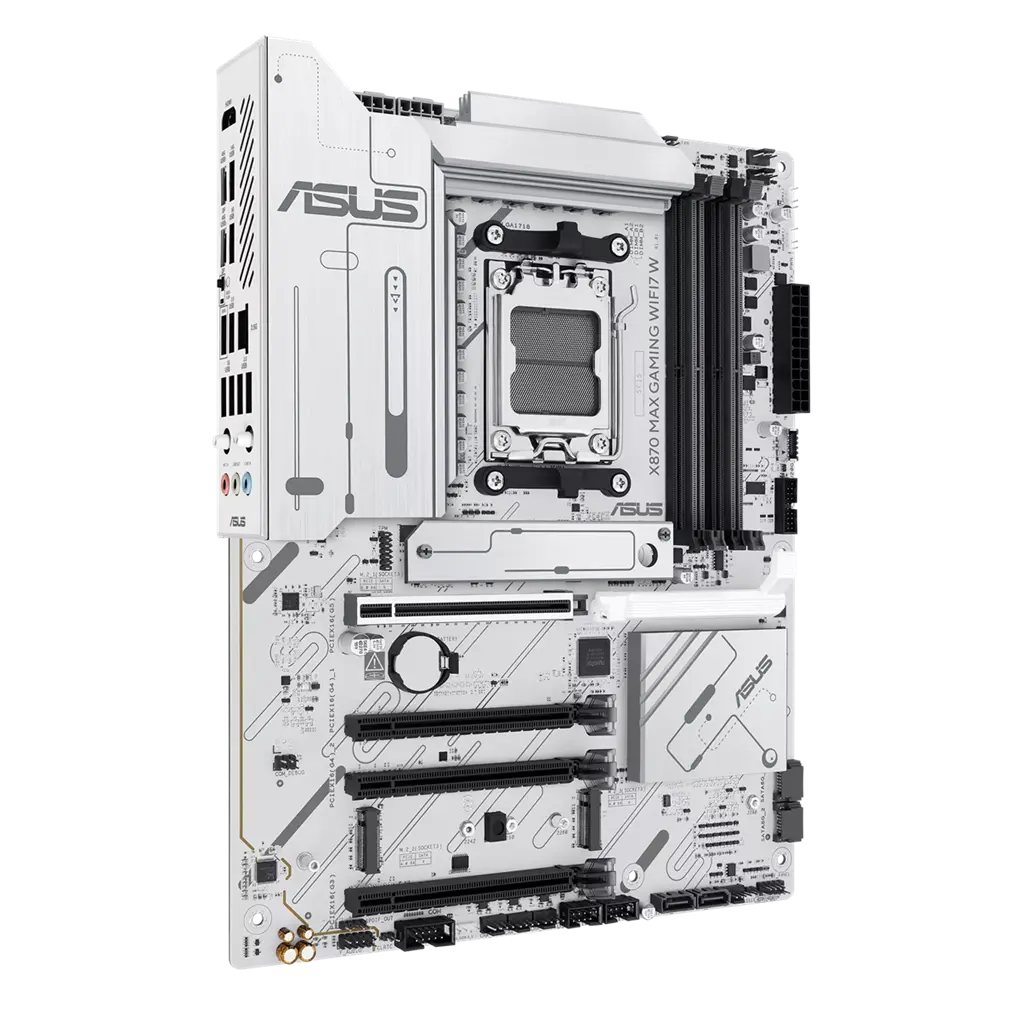 Дънна платка ASUS X870 MAX GAMING WHITE WiFi7 AM5 DDR5 - image 1