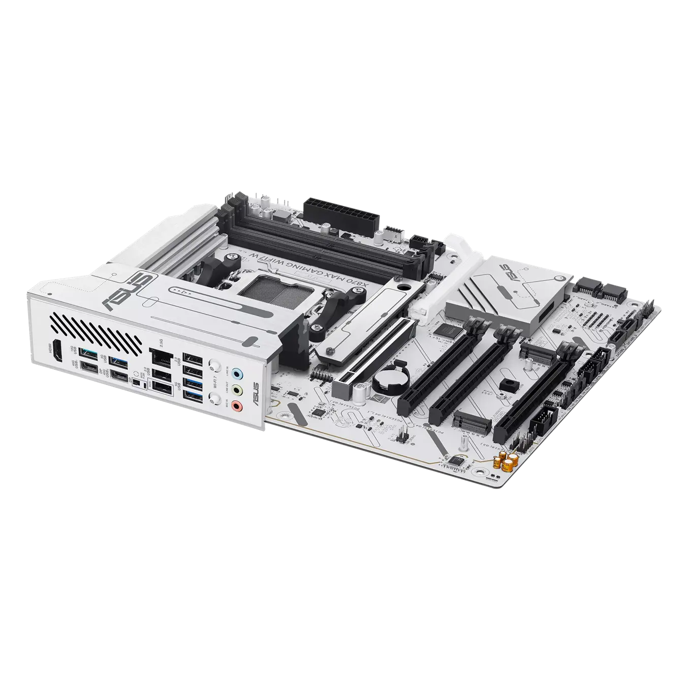 Дънна платка ASUS X870 MAX GAMING WHITE WiFi7 AM5 DDR5 - image 2