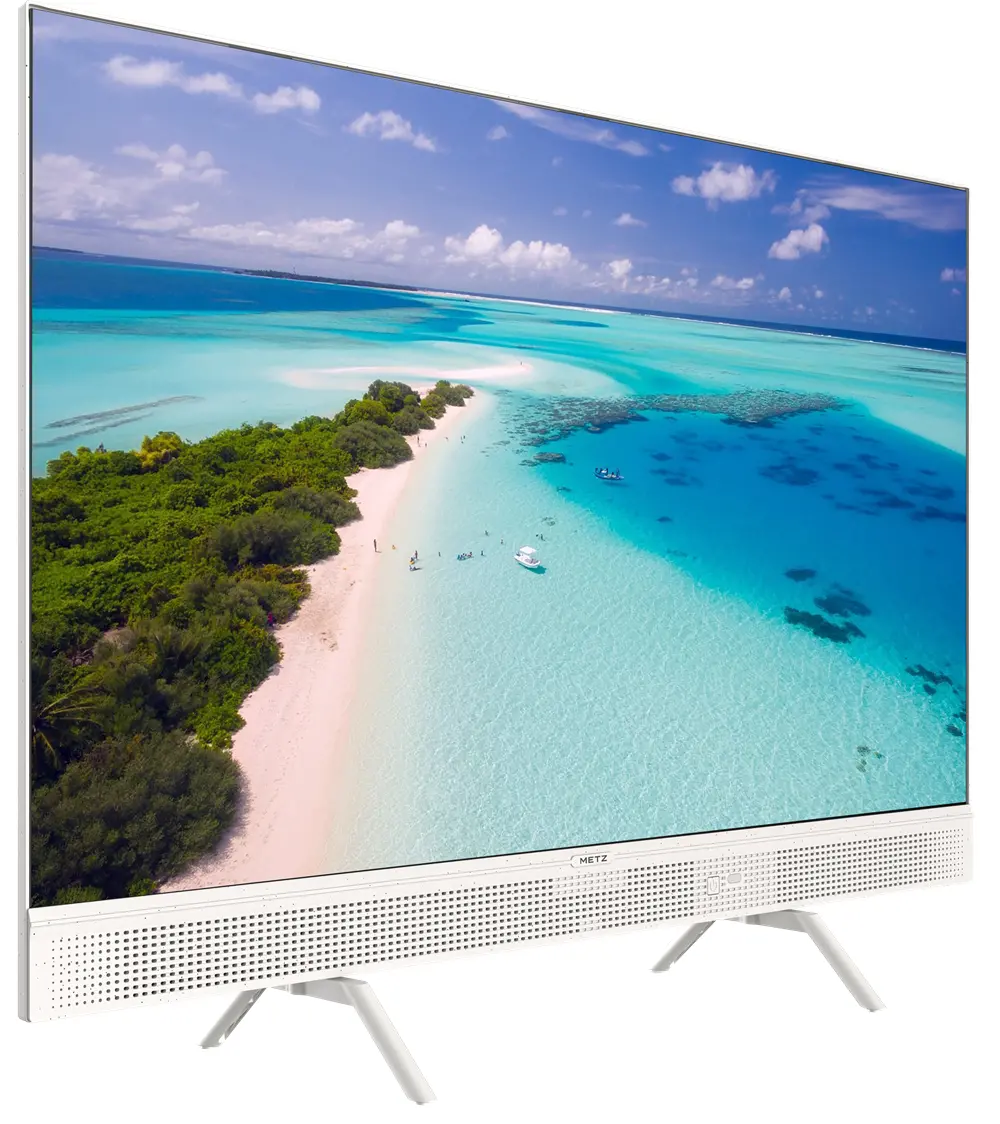 METZ Портативен телевизор 32MQE7100Z, 32" QLED, Google TV, бял - image 2