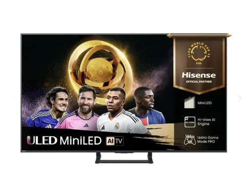 Телевизор, Hisense 65"E8Q, 4K Ultra HD 3840x2160, ULED, Quantum Dot,144 Mhz, HDR 10+, HLG, Dolby Vision, Smart TV,Light Sensor,WiFi Direct, BT, Anyview Cast,Built-in,Subwoofer, 4xHDMI, 2xUSB, LAN, CI+, DVB-T2/C/S2, Black