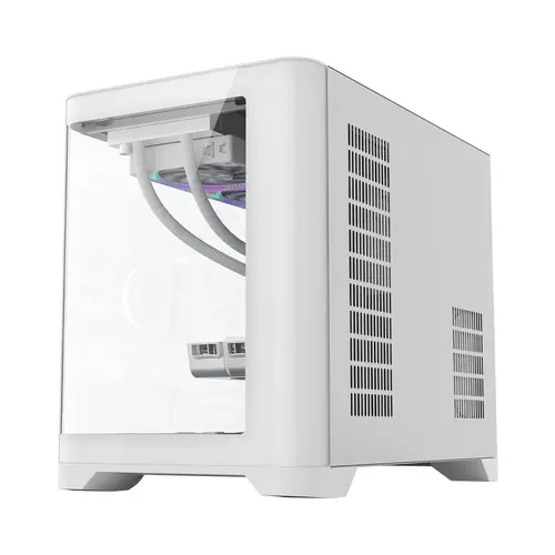 1stPlayer кутия Case mATX - UV6 White - image 3