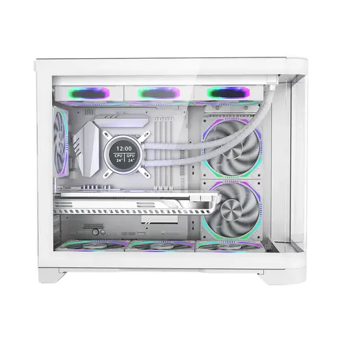 1stPlayer кутия Case mATX - UV6 White - image 4
