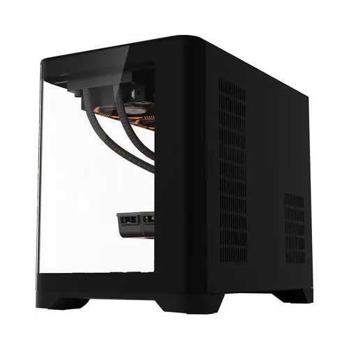 1stPlayer кутия Case mATX - UV6 Black - image 3