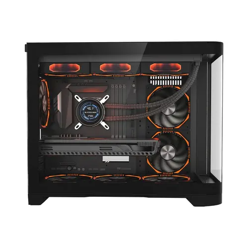 1stPlayer кутия Case mATX - UV6 Black - image 4