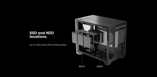 1stPlayer кутия Case mATX - UV6 Black - image 9