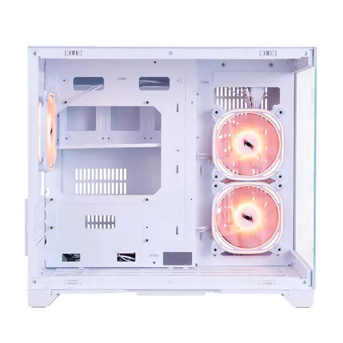 1stPlayer кутия Case mATX - MV6-TP White - 3 fans included - image 4
