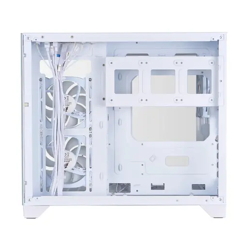 1stPlayer кутия Case mATX - MV6-TP White - 3 fans included - image 6
