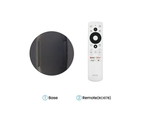 Мултимедиен проектор, BenQ GV50 Laser Portable Projector, 1080p (1920x1080), 100K:1, 500 ANSI Lumens, 1.2X, Auto Keystone, HDMI (ARC 5.1 channel), USB-C (w/DP PD), USB, BT 5.0,  2x4W Speakers + 10W Woofer, Google TV, SmartRemote App, WiFi, 2.1kg, White - image 7