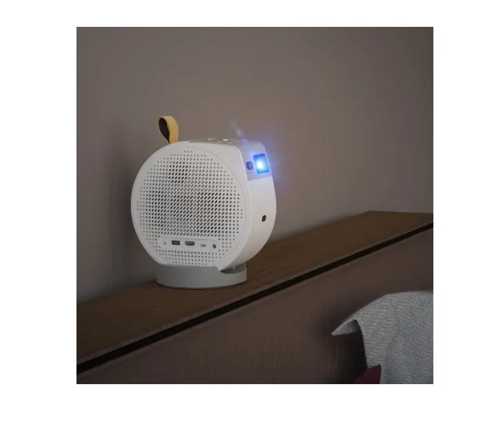 Мултимедиен проектор, BenQ GV50 Laser Portable Projector, 1080p (1920x1080), 100K:1, 500 ANSI Lumens, 1.2X, Auto Keystone, HDMI (ARC 5.1 channel), USB-C (w/DP PD), USB, BT 5.0, 2x4W Speakers + 10W Woofer, Google TV, SmartRemote App, WiFi, 2.1kg, White - image 9