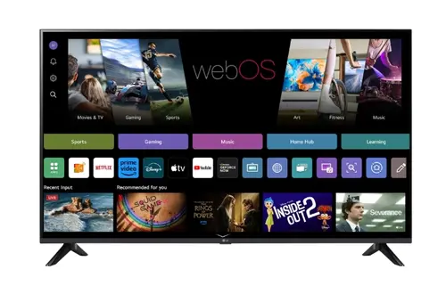 Телевизор, LG 43UA73003LA, 43" 4K UltraHD TV 4K (3840x2160), DVB-T2/C/S2, webOS 25 Smart, ThinQ AI, Alpha 7 AI Processor, WiFi, HDR10 pro, HLG, ALLM/HGiG, 4K Upscaling, AI Sound pro, Multiple View, HDMI eARC, LAN, USB, Bluetooth, Google Cast, 2 Pole Stand, Black - image 1