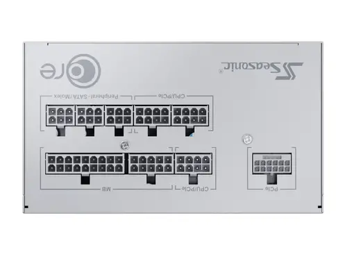 Захранващ блок Seasonic CORE GX White 850W 80+ Gold, Fully Modular, ATX 3.1, PCIe 5.1 - image 6
