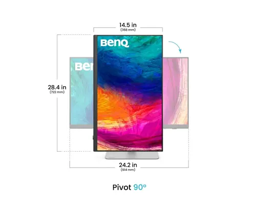 Монитор, BenQ PD2730S LED MONITOR PD2730S WHITE - image 3