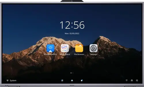 Интерактивен дисплей, Hikvision DS-D5B65RB/D 65", Touch: IR 45 points D-LED, 6ms, 3840 x 2160, 350 nits, 8 MP camera, speakers, 2xStylus pen, WiFi, Bluetooth, USB Type-C, USB Type-A, HDMI, RS-232, RJ45, Android, Wall Mount incl, OPS slot, Grey