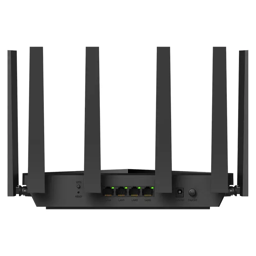 Безжичен рутер Cudy WR11000, BE11000 Tri Band Wi-Fi 7, 4x2.5Gbps порт, 6x5dBi антени - image 1