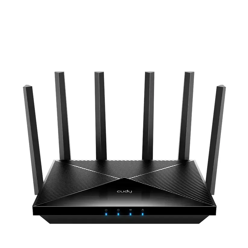 Безжичен рутер Cudy WR6500H, BE6500 двубандов Wi-Fi 7, 1x2.5Gbps WAN порт,4x10/100/1000, 6x5dBi антени