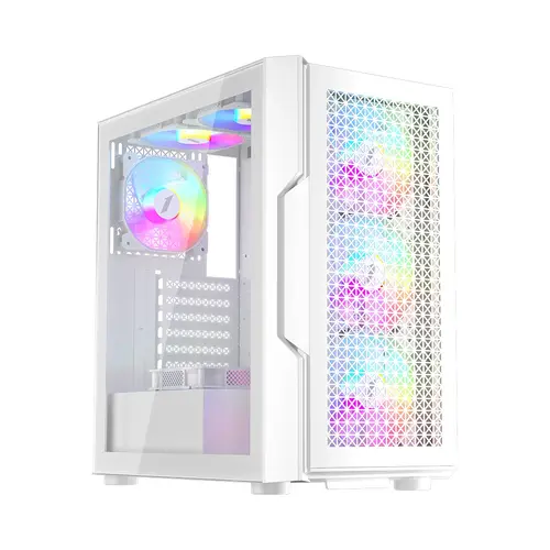 1stPlayer кутия Case ATX - TRILOBITE T7 White - 4 fans included - image 6