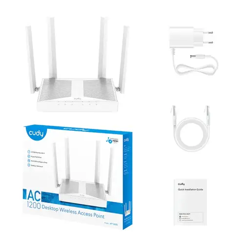 Безжична точка за достъп Cudy AP1300D Wi-Fi Gigabit AC1200 - image 1