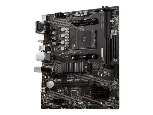 MSI A520M PRO AM4 DDR4 1xM.2 4xSATA HDMI DP VGA M-ATX MB MSI A520M PRO AM4 DDR4 1xM.2 4xSATA HDMI DP VGA M-ATX MB