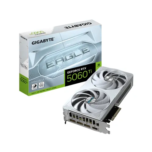 Видео карта GIGABYTE RTX 5060 TI EAGLE OC ICE 8GB GDDR7 - image 8