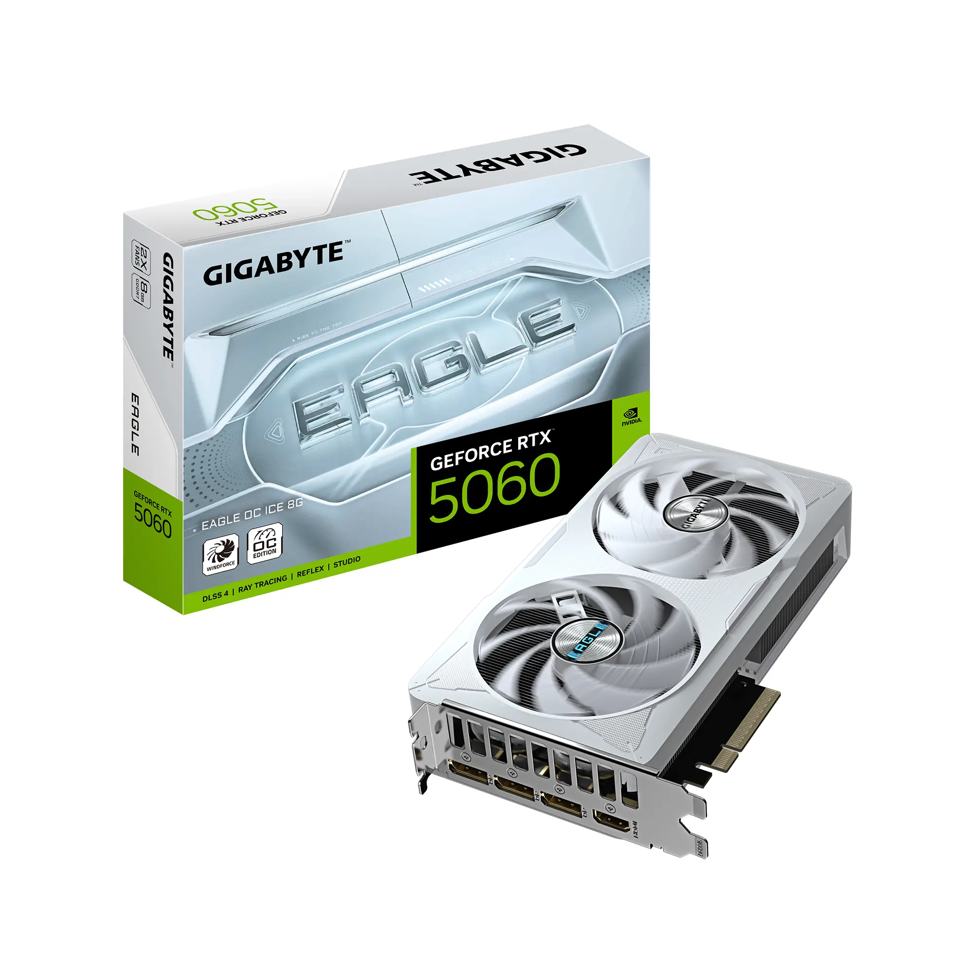 Видео карта GIGABYTE RTX 5060 EAGLE OC ICE 8GB GDDR7 - image 8