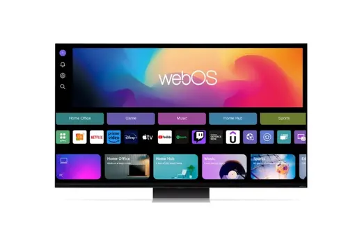 Телевизор, LG 65QNED91T3A, 65" 4K HDR Smart QNED TV MiniLED, 3840x2160, 120Hz, DVB-T2/C/S2, AI Alpha 8, HDR 10 PRO, webOS 24, ThinQ AI, WiFi, FreeSync Compatible, VRR, AI Upscaling, AI Sound Pro (Virtual 9.1.2 Up-mix), Bluetooth, Hdmi, Multi View, LAN, AirPlay2, Do - image 2
