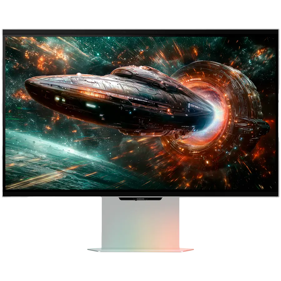 Монитор, Samsung LS27FG900XU 27" Odyssey 3D G90XF 4K 165Hz IPS 16:9 3840 x 2160 Display Port HDMI USB Hub, Silver