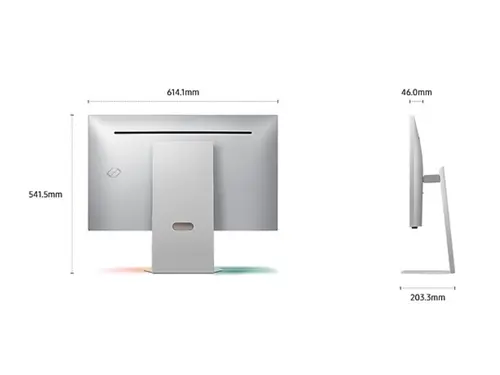 Монитор, Samsung LS27FG900XU 27" Odyssey 3D G90XF 4K 165Hz IPS  16:9 3840 x 2160 Display Port  HDMI USB Hub, Silver - image 14