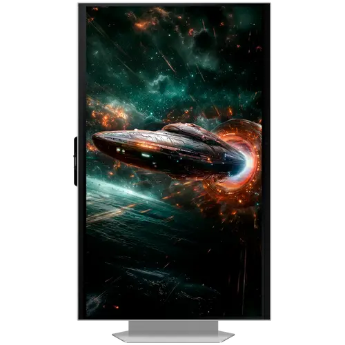 Monitor, Samsung LS27FG900XU 27" Odyssey 3D G90XF 4K 165Hz IPS 16:9 3840 x 2160 Display Port HDMI USB Hub, Argintiu - 2