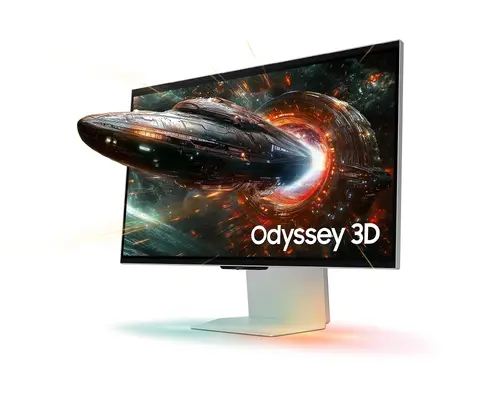Монитор, Samsung LS27FG900XU 27" Odyssey 3D G90XF 4K 165Hz IPS  16:9 3840 x 2160 Display Port  HDMI USB Hub, Silver - image 1