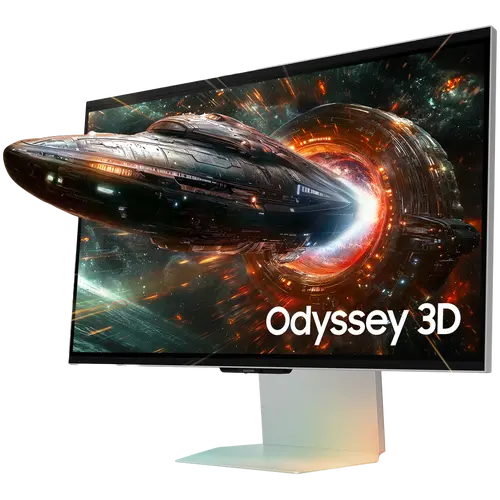 Οθόνη, Samsung LS27FG900XU 27" Odyssey 3D G90XF 4K 165Hz IPS 16:9 3840 x 2160 Display Port HDMI USB Hub, Ασημί - 3