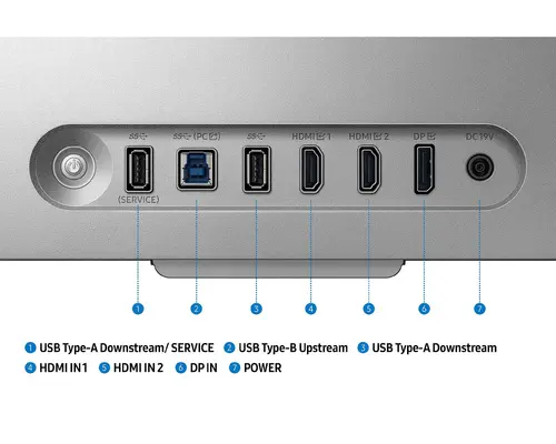 Монитор, Samsung LS27FG900XU 27" Odyssey 3D G90XF 4K 165Hz IPS  16:9 3840 x 2160 Display Port  HDMI USB Hub, Silver - image 8