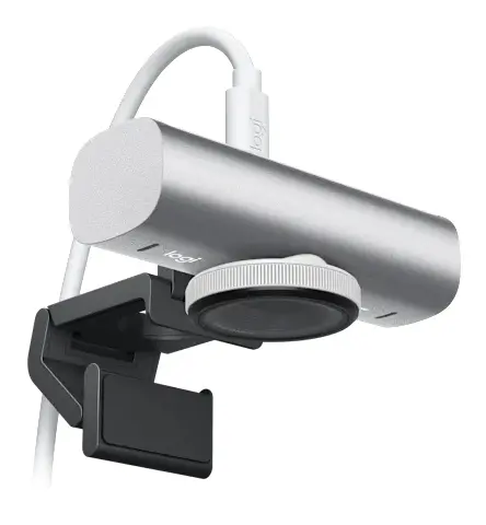Уебкамера, Logitech MX Brio - B2C Pale Grey - image 1