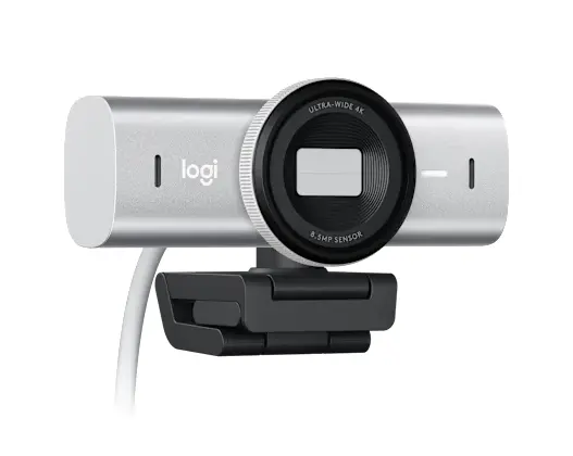 Уебкамера, Logitech MX Brio - B2C Pale Grey - image 3