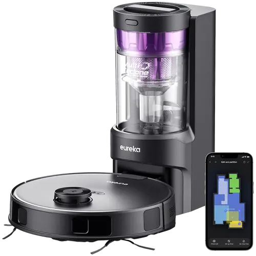 Color: Black; Simultaneous dry and wet cleaning, Multi Cyclone Station (Bagless - No need for bags replacement), Navigation: Lidar+PSD,Suction power: 4000Pa, 5200mAh battery - up to 180 min. work time, Water Flow Levels: 4, Automatic lifting of the mop - 10mm, Automatic power increase when cleaning carpets,Robot Dust container capacity: 250ml. , Robot Water container capac
