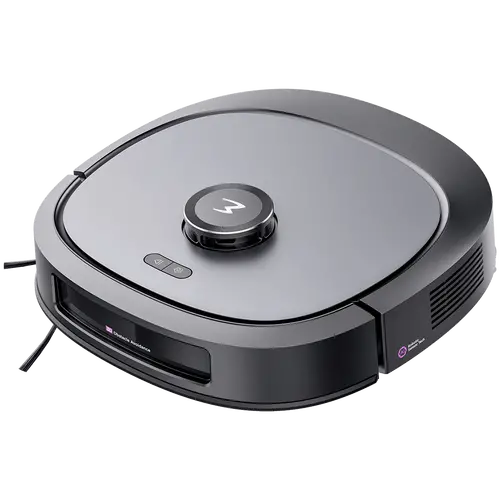Color: Black, Continuously Mop cleaning with fresh water, Suction pwr: 8000Pa, Dust volume (Robot): 250ml,  Robot Water volume: 240ml, Dust/Bag Volume: 1L,  Station Clean Water tank: 3.5L; Station Dirty Water tank: 3.5L, Noise (standart mode): 65dBA, Battery: 6000mAh, running time: 130min, Auto Detergent Adding: Yes (350 ml),  Station size: 423*444*452.5 mm, climbing abili - image 2