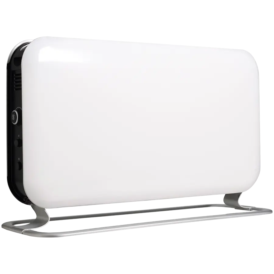 2000W portable convection heatet, LED display, steel fronts, fan,alu feet