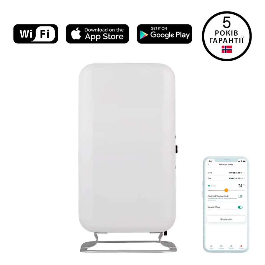 Mill Gentle Air WiFi λαδιού καλοριφέρ 1500W - image 1