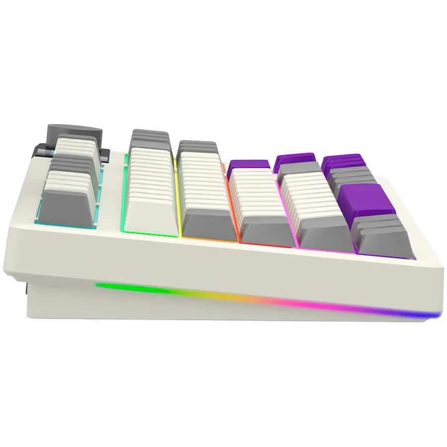 LORGAR KBP70TKLW, Wireless TKL Mechanical Gaming Keyboard Pro, Beige, EN layout - image 3
