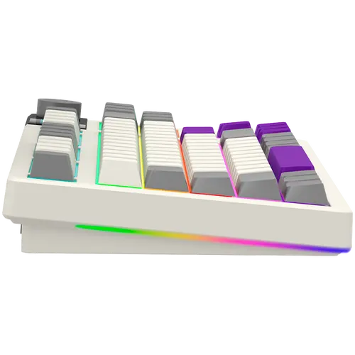LORGAR KBP70TKLW, Ασύρματο TKL Μηχανικό Gaming Πληκτρολόγιο Pro, Μπεζ, EN διάταξη - 4