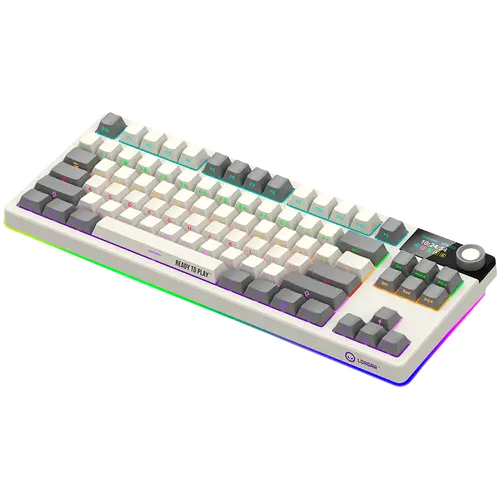 LORGAR KBP70TKLW, Ασύρματο TKL Μηχανικό Gaming Πληκτρολόγιο Pro, Μπεζ, EN διάταξη - 7