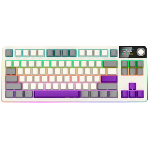 LORGAR KBP70TKLW, Ασύρματο TKL Μηχανικό Gaming Πληκτρολόγιο Pro, Μπεζ, EN διάταξη - 1