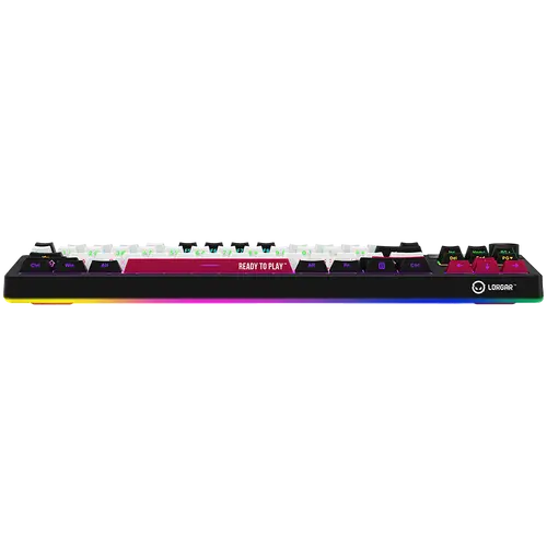 LORGAR KBP70TKLW, Wireless TKL Mechanical Gaming Keyboard Pro, Black/red, EN layout - image 4